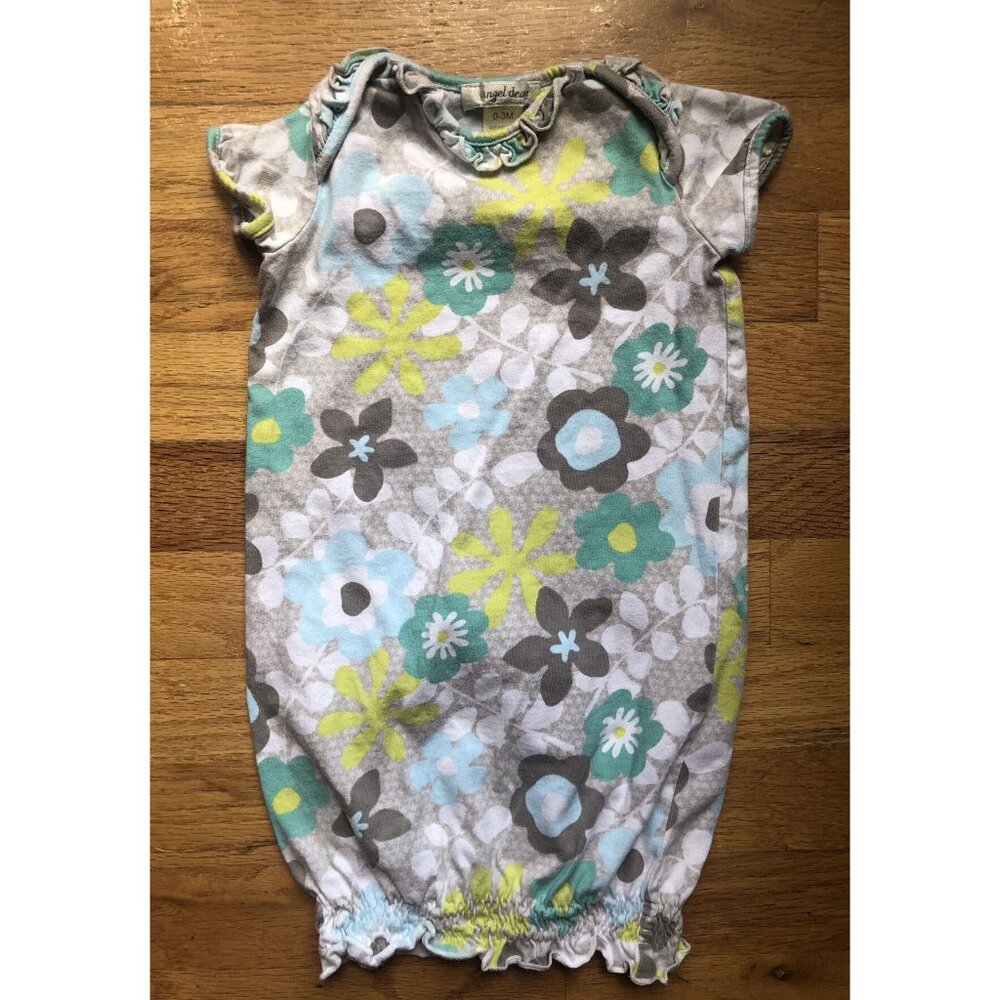 Angel Dear 0-3 M Floral Gown